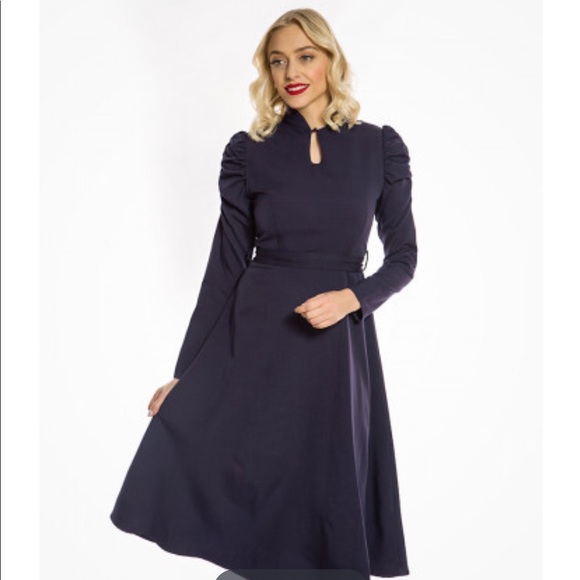 Lindy Bop Dresses & Skirts - NWT Lindy Bop Navy vintage inspired dress